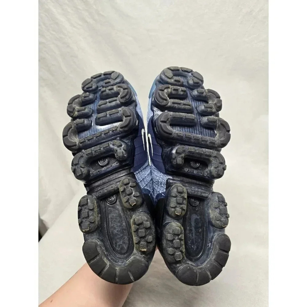Nike Women's Air VaporMax Flyknit 2 Work Blue Crimson Tint 942843-401 Size 7 - Picture 8 of 11